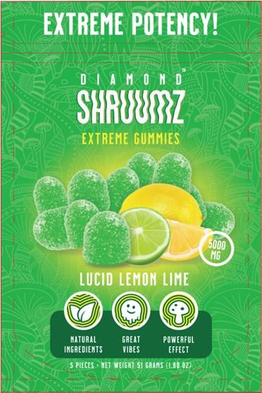 Diamond shruumz Lucid lemon lime