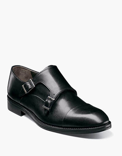 Benton Cap Toe Double Monk Strap