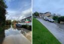 Flooding in Park Road and White Lion Park, near the applicant site