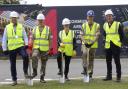 The breaking of ground at the Wiltshire development