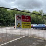 The car park behind the Co-op