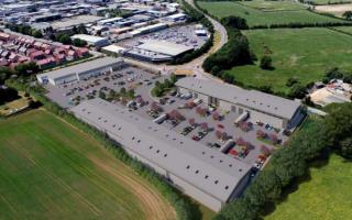 A CGI of the proposed Lidl store.