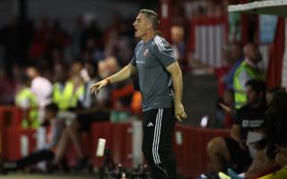 Kennedy on the touchline at Crawley