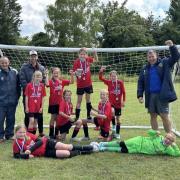 Two Dursley girls football teams celebrate success