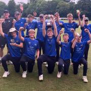 Chipping Sodbury U17s celebrate their cup triumph