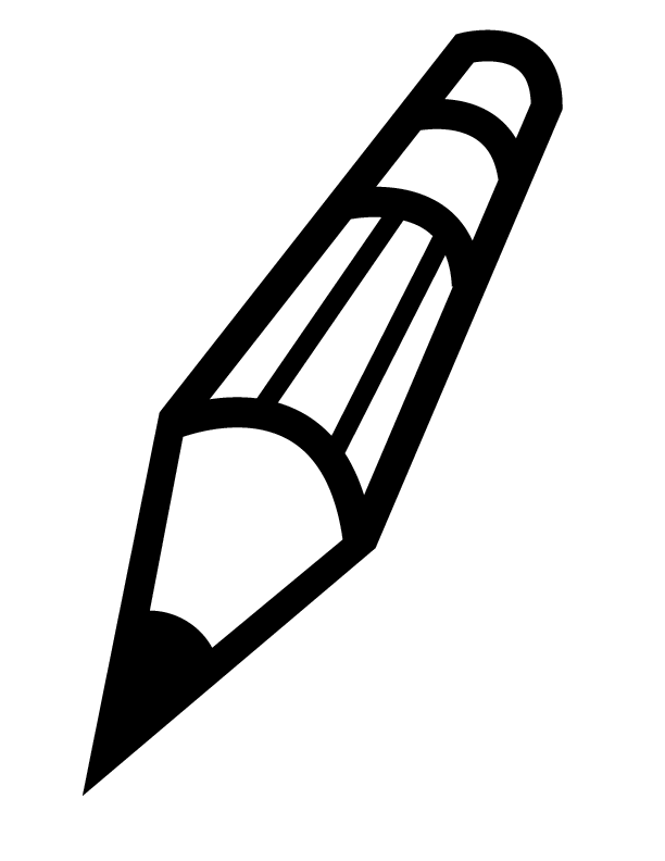 Pencil Coloring Page