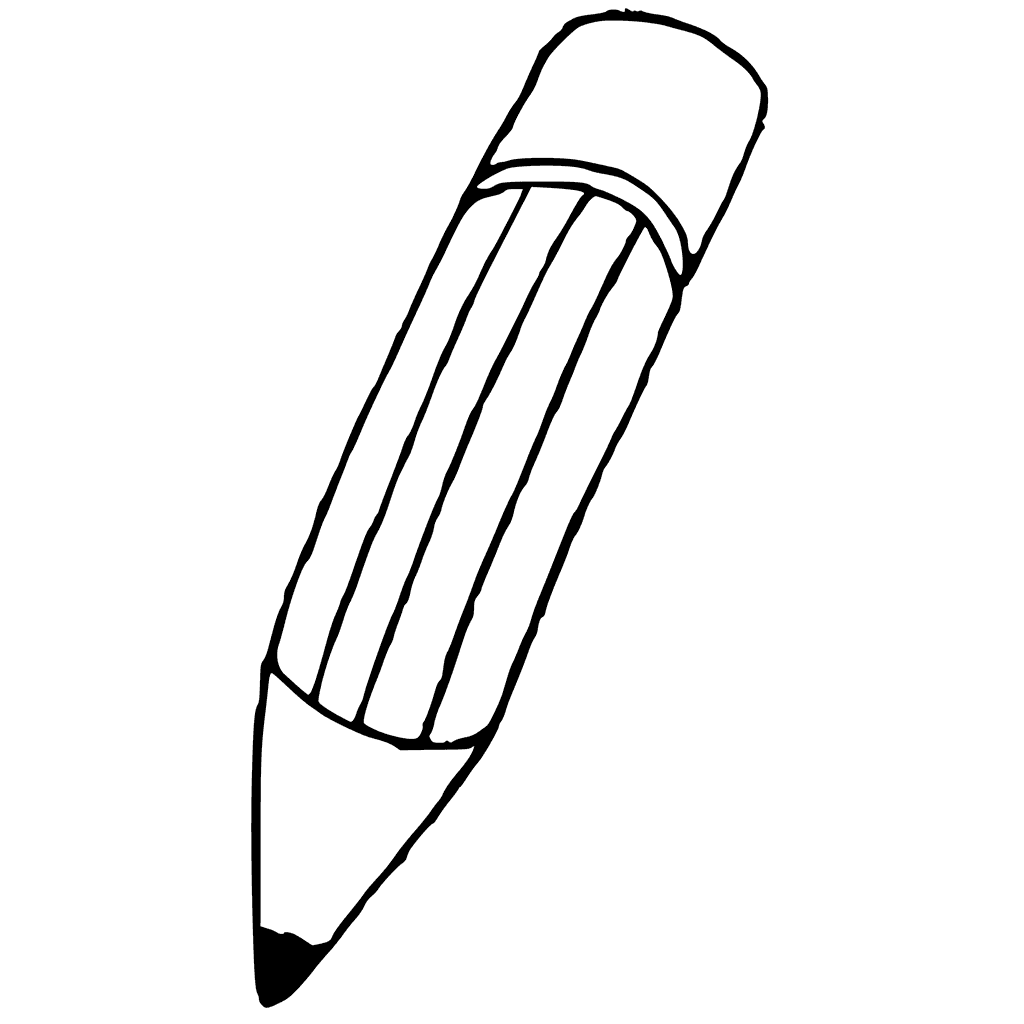 Pencil Coloring Page