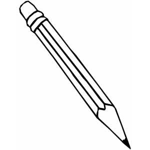 Pencil Coloring Page