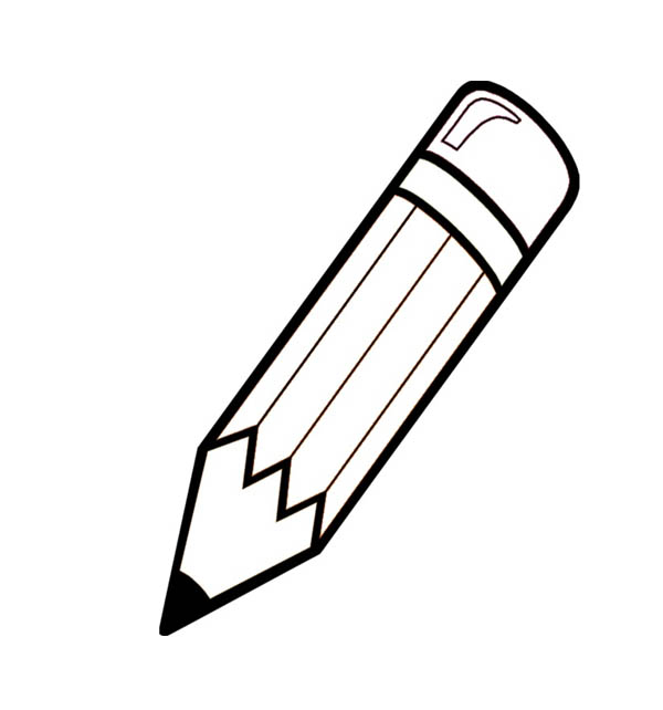 Pencil Coloring Page