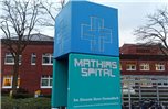 Das Mathias-Spital in Rheine – hier ist die Mathias-Stiftung primär ansässig. Eigentlich wollte die Stiftung nach Salzbergen expandieren. Doch dieses Vorhaben ist nun geplatzt. Foto: Sebastian Jaspers