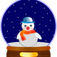 Animated Snowglobe Vector Clipart