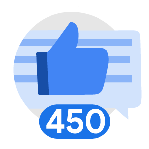 Likes Given 450