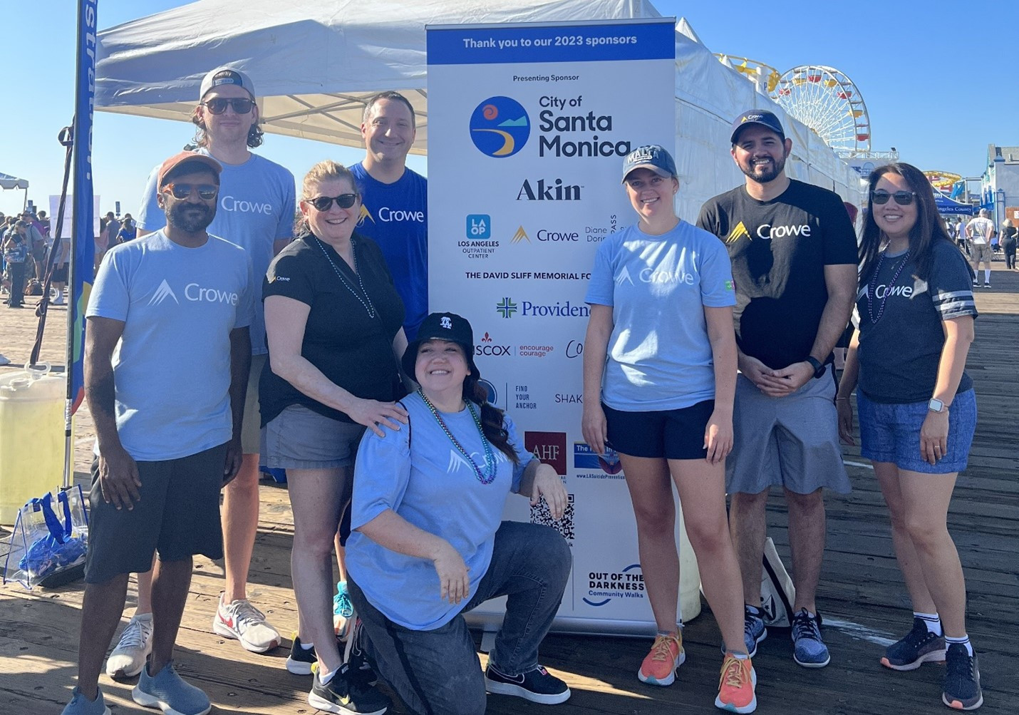 Crowe prioritizes the well-being of our people and our communities by sponsoring the AFSP walks across the U.S.