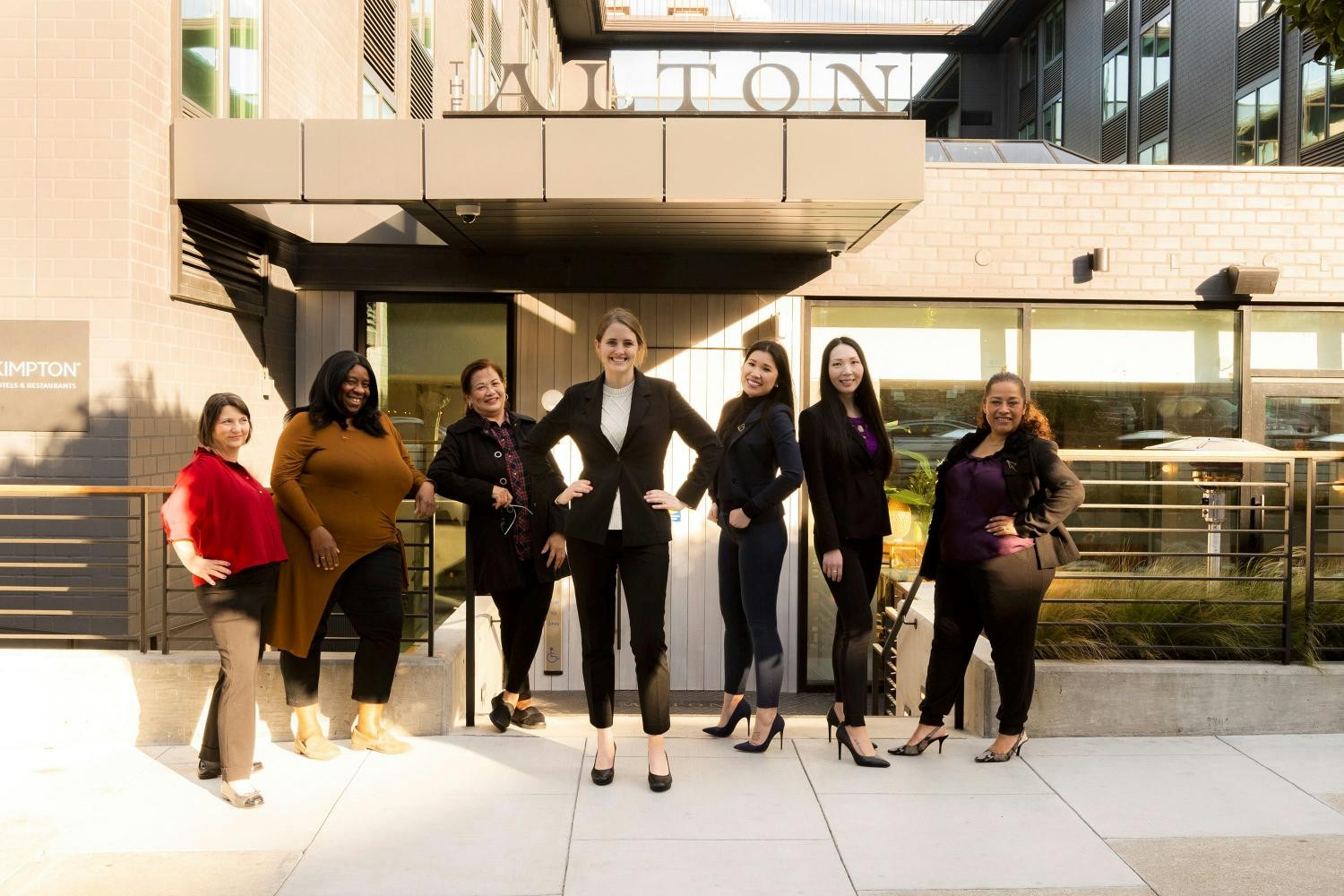 Celebrating International Women's Day at the Alton Hotel in San Francisco. 