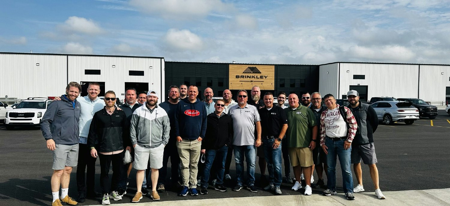 Members of the Bish's team get a first-hand view of how RVs are made by touring a manufacturing plant in Indiana.