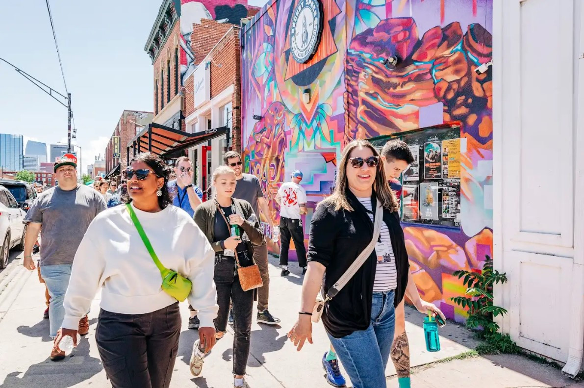 A few Loopers taking a graffiti tour of Denver, CO during our annual gathering, Loopapalooza