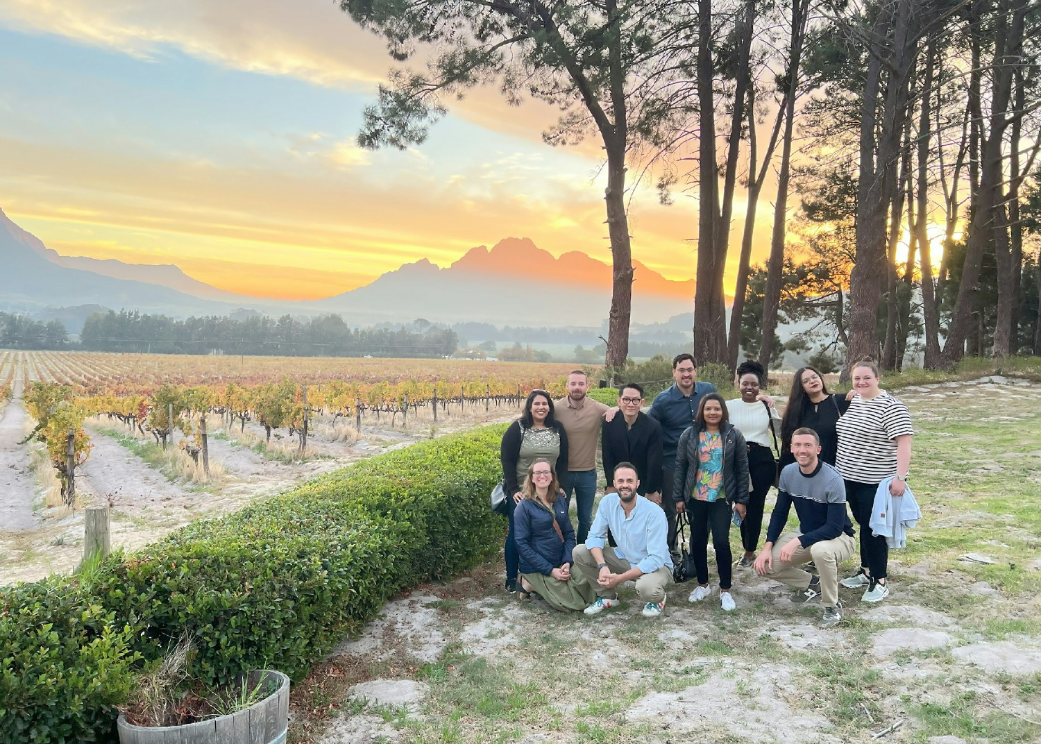 Building connections in beautiful Franschhoek at a VeraSafe micro meetup.