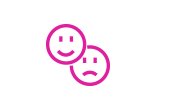 Smiley Faces Magenta