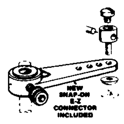 Dubro - 1-1/4in Nylon Steering Arm Assembly