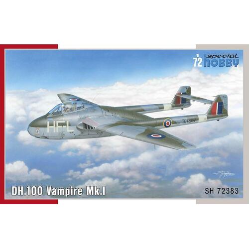 Special Hobby - 1/72 DH.100 Vampire Mk.I RAF, RAAF and Armée de l'Air' Plastic Model Kit