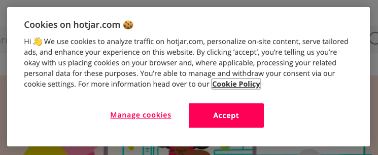 #Cookies bei Hotjar