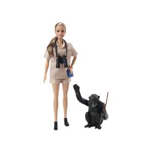 Giocattolo Barbie - Barbie Signature Inspiring Women Jane Goodall, bambola da collezione realizzata con materiali riciclati Barbie