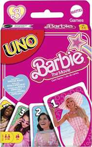 Giocattolo Uno barbie the movie – gioco di carte uno ispirato al film di barbie, per serate di gioco in famiglia e feste tra amici Mattel