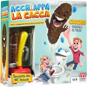 Giocattolo Mattel Games Acchiappa la Cacca Gioco da Tavolo, Regalo per Bambini 5+ Anni. Mattel (FWW30) Mattel Games