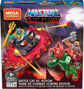 Giocattolo Mega Construx Master of the Universe - Battle-Cat contro Roton di MOTU MEGA