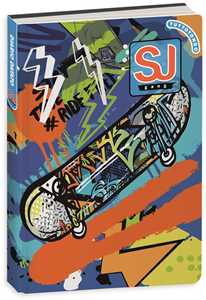 Cartoleria Diario 10 mesi, 2024-25 Datato Sj Gang Boy, skateboard graffiti Sj Gang