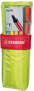 Cartoleria Pennarello Premium - STABILO Pen 68 - Rollerset con 25 Colori assortiti STABILO