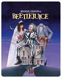 Film Beetlejuice. Spiritello porcello (Blu-ray + Blu-ray Ultra HD 4K) Tim Burton