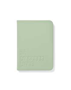 Cartoleria Agenda annuale 2025 Letts 12 Mesi, Conscious A6 settimanale salvia - 14,8 x 10,5 cm Letts