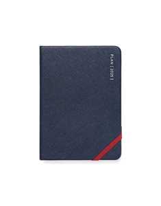 Cartoleria Agenda annuale 2025 Letts 12 Mesi, Serene A6 settimanale blu notte - 14,8 x 10,5 cm Letts