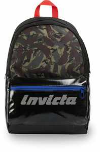 Cartoleria Zaino Invicta Colorblock Camo Barly Green - 32x43x19,5 cm Invicta