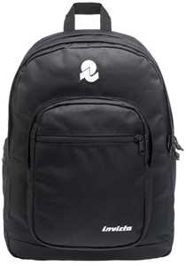 Cartoleria Zaino Jelek Plain Invicta Backpack Grs, Jet Black Invicta