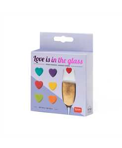 Idee regalo Legami Love In The Glass Segnabicchieri 6pz Legami