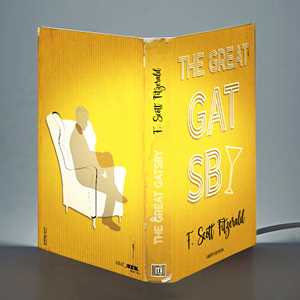 Idee regalo Lampada da tavolo, a forma di libro, Il grande Gatsby - Francis Scott Fitzgerald Abat Book