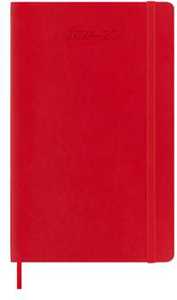 Cartoleria Agenda settimanale con spazio per note 18 mesi, 2024-2025 Moleskine, Large, Copertina morbida, Rosso scarlatto - 13 x 21 cm Moleskine