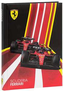 Cartoleria Diario 2024-2025, 12 mesi, Standard Stripe Ferrari Ferrari