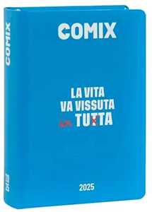 Cartoleria Diario 2024-2025, Comix 16 mesi, Mignon Plus Cyan Comix