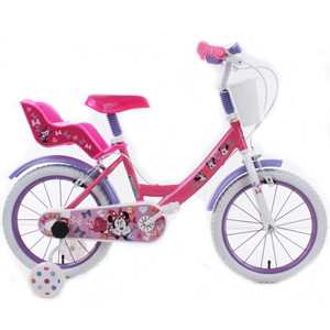 Giocattolo Bicicletta Per Bambini 16" Con Parafanghi Disney Minnie Volare 21761 Volare