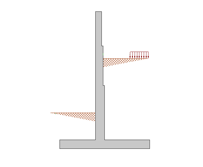 retaining wall model