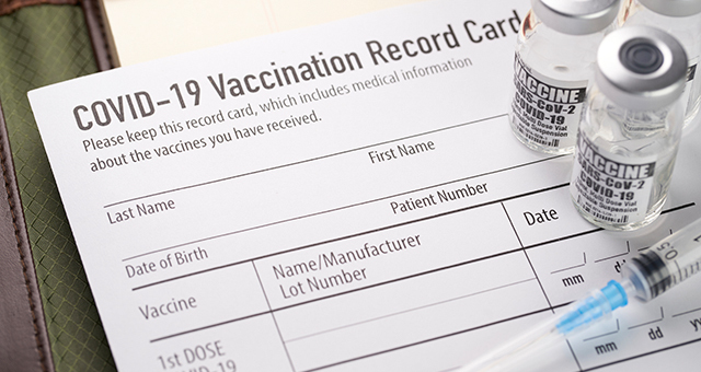 Vaccination Record Card