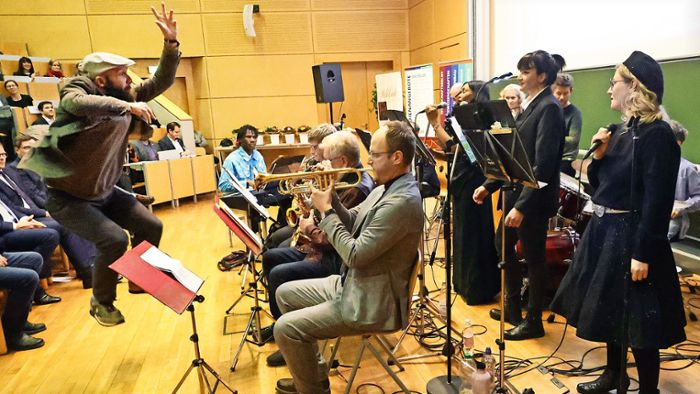 Empfang Hochschule: Wenn Musiker die Show stehlen