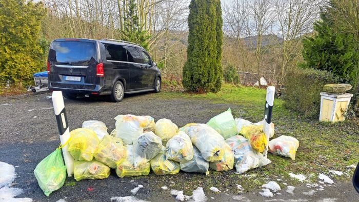 Gelbe Säcke in Benshausen: Damit das Drama nicht von vorn beginnt