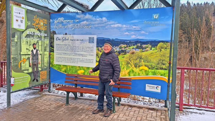 Neu in  Stützerbach: Werbung für Ort gibt’s jetzt an der Haltestelle