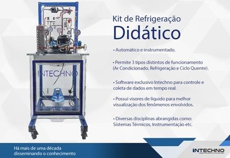 imagem KIT DE REFRIGERAÇÃO INSTRUMENTADO DIDÁTICO