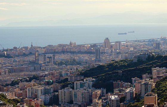 Panorama della città di Genova