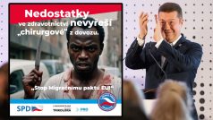 Plakát SPD, předvolební kampaň